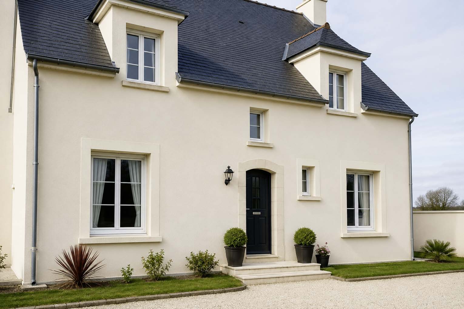 Nettoyage de façade avec un hydrofuge