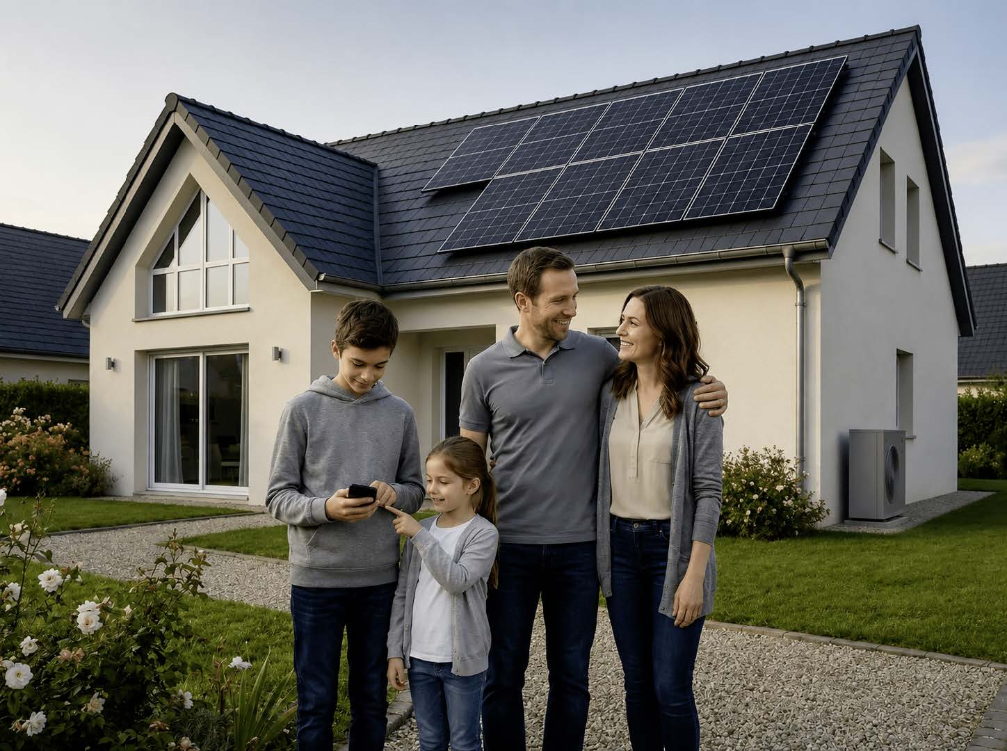 Panneaux photovoltaïques - Famille