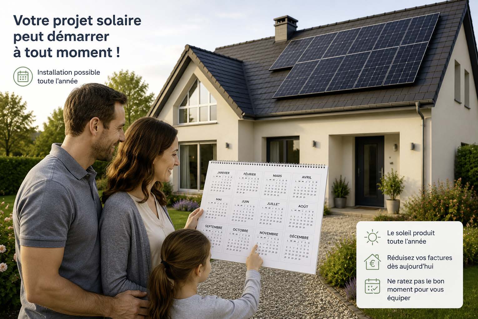 Panneaux photovoltaïques - installer